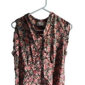 Kathie Lee Vintage Sleeveless Floral Maxi Dress